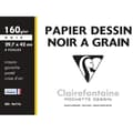 Miniatyrbild 1 av 3: Pochette - CLAIREFONTAINE - Etival - 29,7x42 cm - 160g - Svart ritpapper