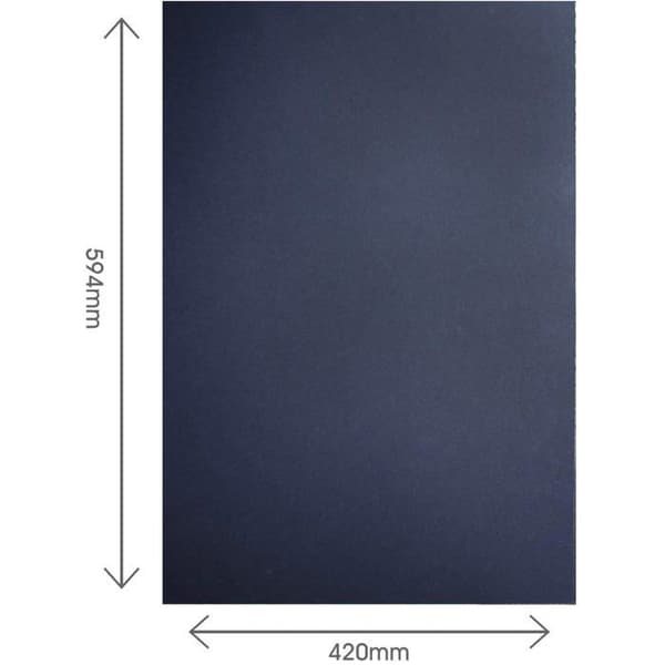 Papier a dessin Artway - Artway Black Card - Papper kartong återvunnen - 270 g/m - svart - A1/A2/A3/A4 - A2 - 50 ark