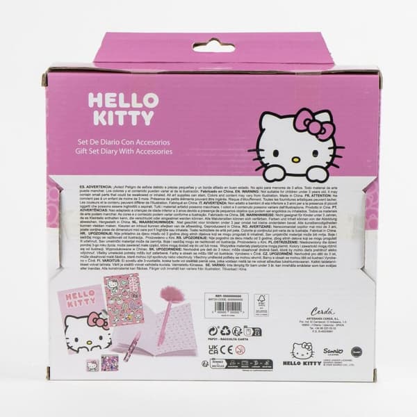 Diary with accessories Hello Kitty
