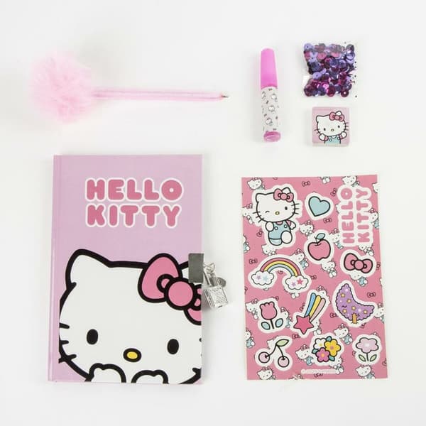 Diary with accessories Hello Kitty