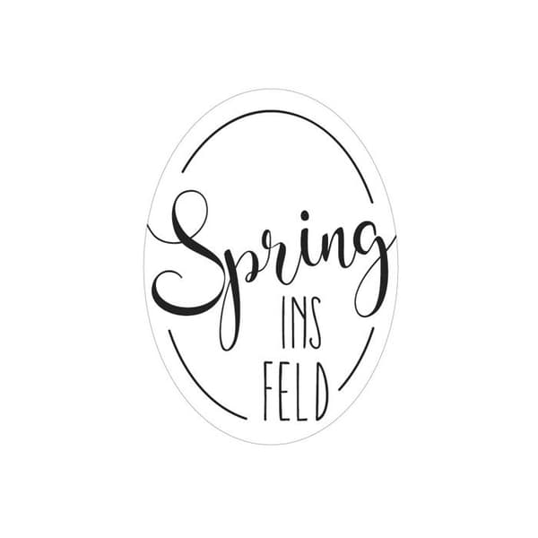 Etikett "Spring ins FELD", 4x5,5cm, 1 st.
