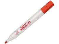 Whiteboardpenna STAPLES rund röd 10st