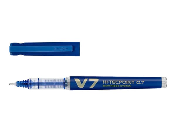 Bläckkulpenna PILOT Hi-Tec V7 blå 10st