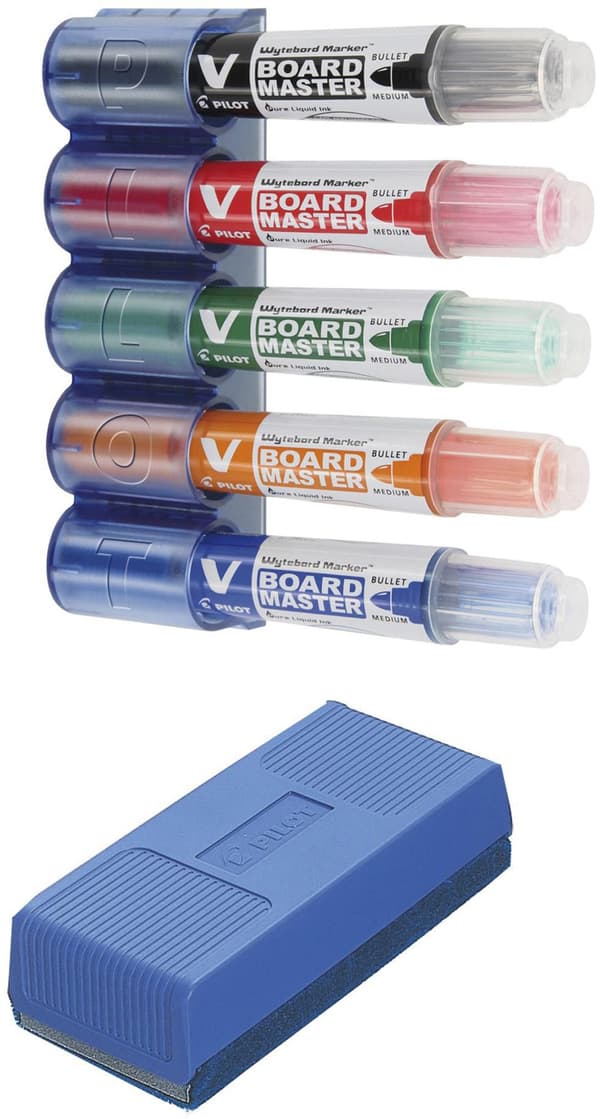 Whiteboardset PILOT Begreen 7/fp