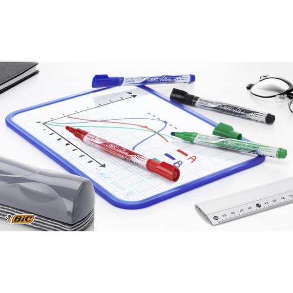 Whiteboardpenna BIC Velleda liq B12 blå 12st