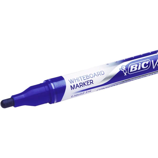 Whiteboardpenna BIC Velleda liq B12 blå 12st