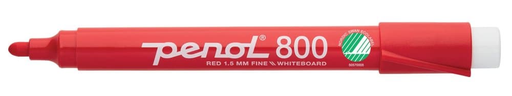 Whiteboardpenna PENOL 800 rund röd 10st