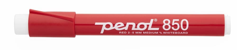 Whiteboardpenna PENOL 850 sned röd 10st