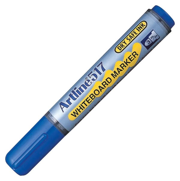 Whiteboardpenna ARTLINE 517 rund blå 12st