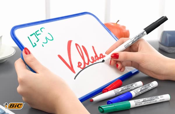 Whiteboardpenna BIC Velleda 1741 blå 12st