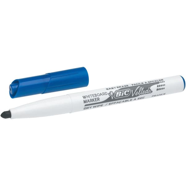 Whiteboardpenna BIC Velleda 1741 blå 12st