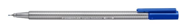 Fineliner STAEDTLER triplus blå 10st