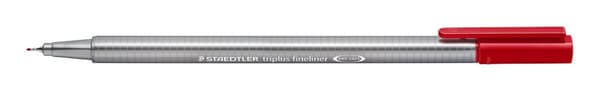 Fineliner STAEDTLER triplus röd 10st