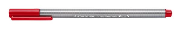 Fineliner STAEDTLER triplus röd 10st