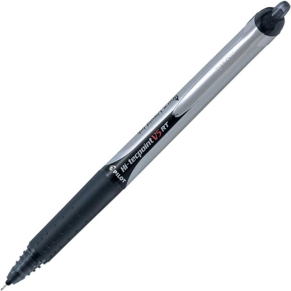 Bläckkulpenna PILOT Hi-Tec V5 RT svart 12st