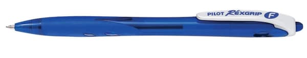Kulpenna PILOT RexGrip fine 0,7 blå 10st