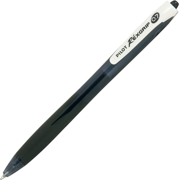 Kulpenna PILOT RexGrip fine 0,7 svart 10st