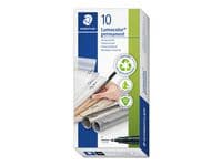 Universalpenna LUMOCOLOR F P svart 10st