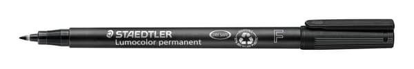 Universalpenna LUMOCOLOR F P svart 10st