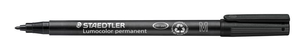 Universalpenna LUMOCOLOR M P svart 10st