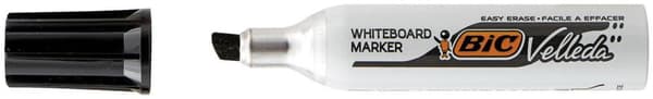 Whiteboardpenna BIC Velleda 1781 svart 12st