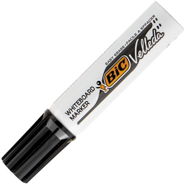 Whiteboardpenna BIC Velleda 1781 svart 12st