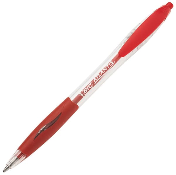 Kulpenna BIC Atlantis Classic 1,0 röd 12st