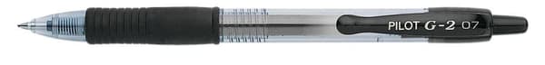 Gelpenna PILOT G-2 0,7 svart 12st