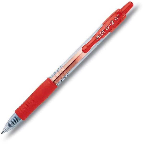 Gelpenna PILOT G-2 0,7 röd 12st
