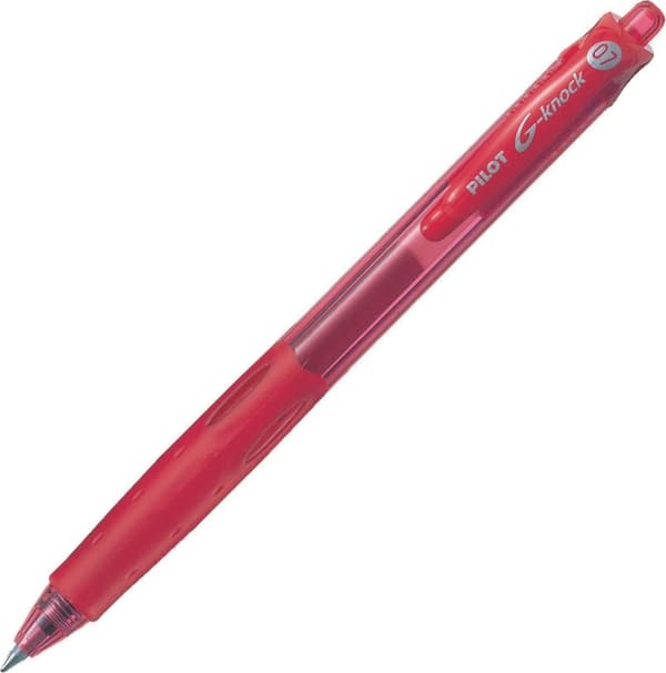 Gelpenna PILOT G-knock 0,7 röd 10st