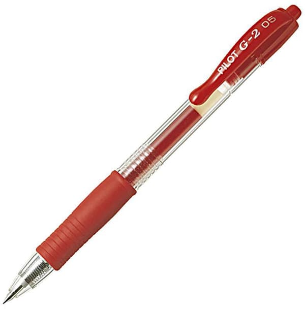 Gelpenna PILOT G-2 0,5 röd 12st