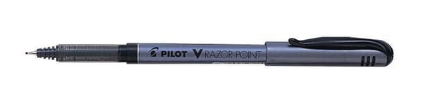Fineliner PILOT V Razor Point svart 12st