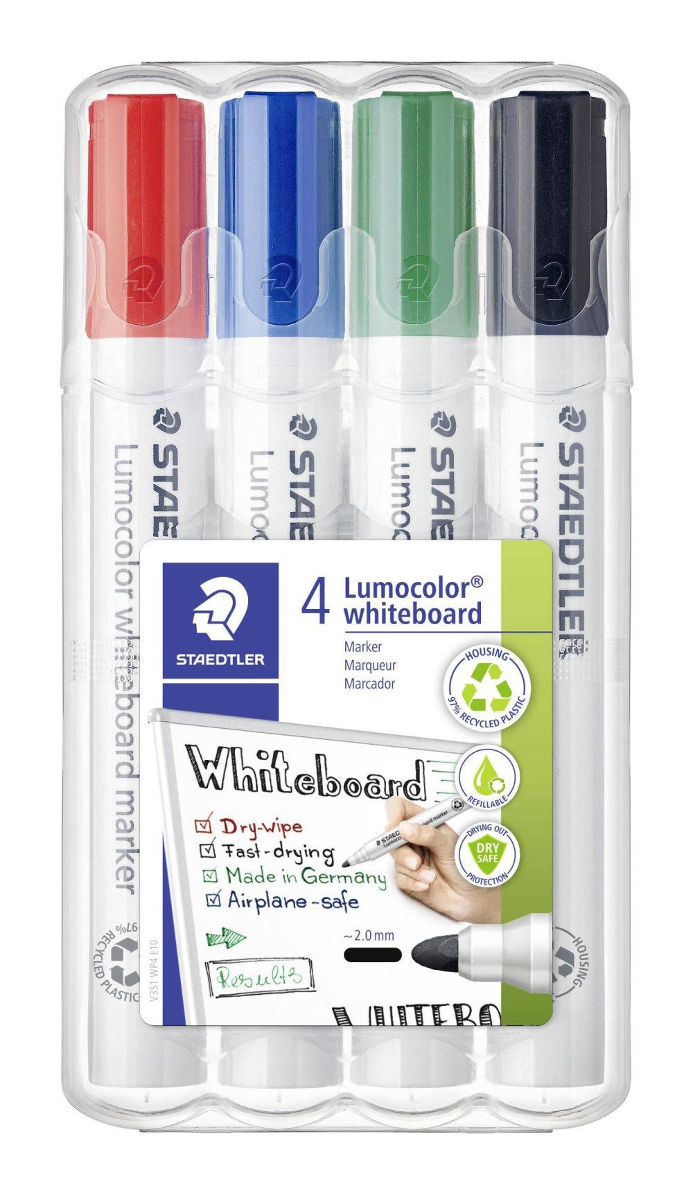 Whiteboardpenna STAEDTLER 351 rund 4/FP