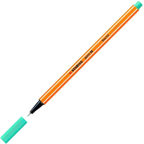 Fineliner STABILO Point 88 turkos 10st