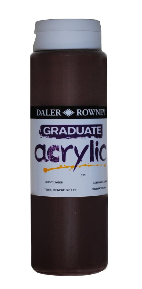 Akrylfärg 500 ml brun