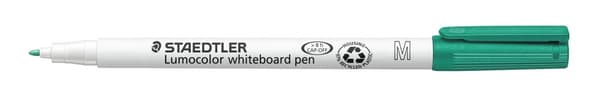 Whiteboardpenna STAEDTLER rund 1,0 grön 10st