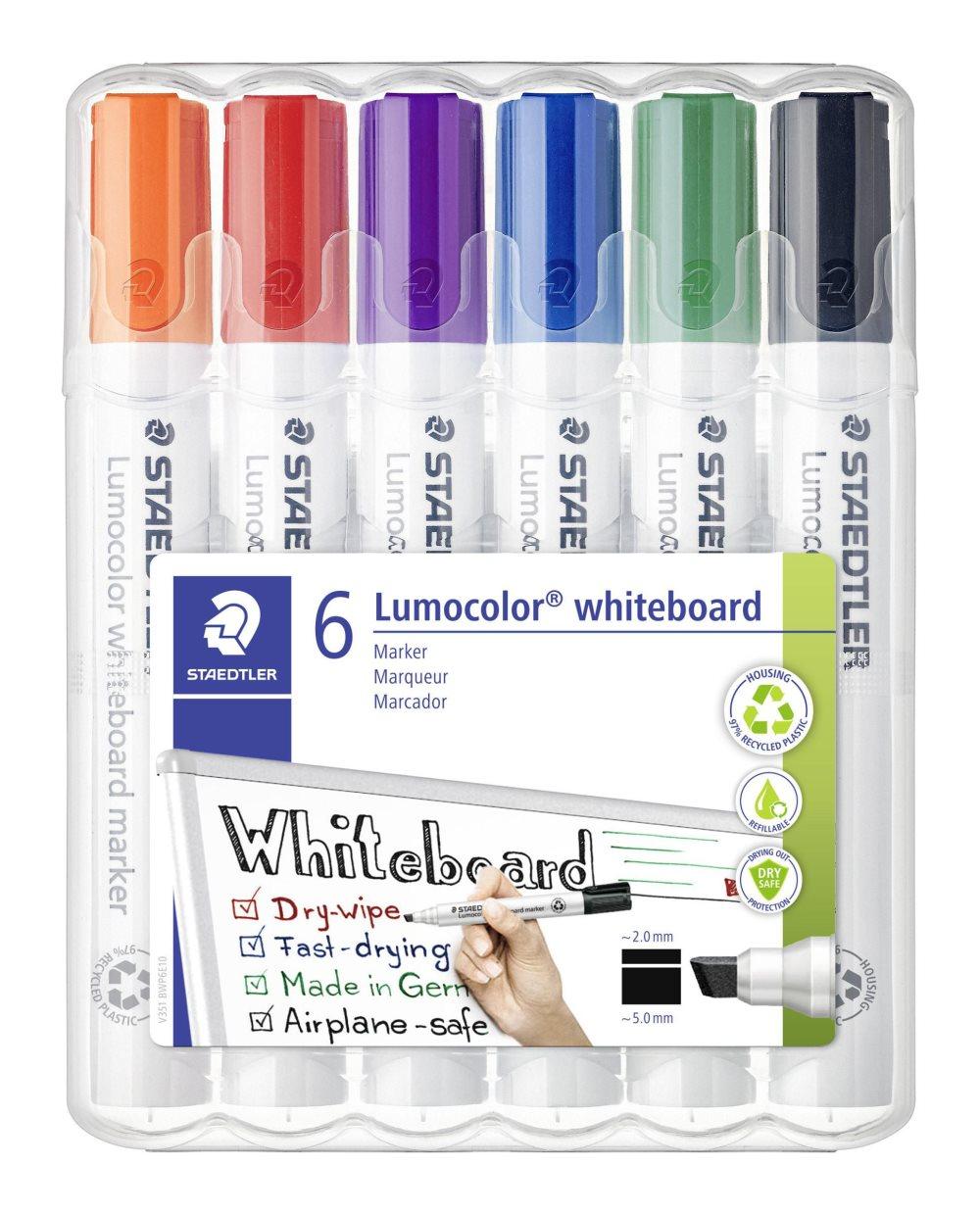 Whiteboardpenna STAEDTLER 351B sned 6/FP