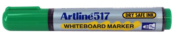 Whiteboardpenna ARTLINE 517 rund grön 12st