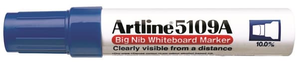 Whiteboardpenna ARTLINE 5109A sned blå 6st