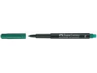 Märkpenna VF FABER CASTELL medium grön 10st