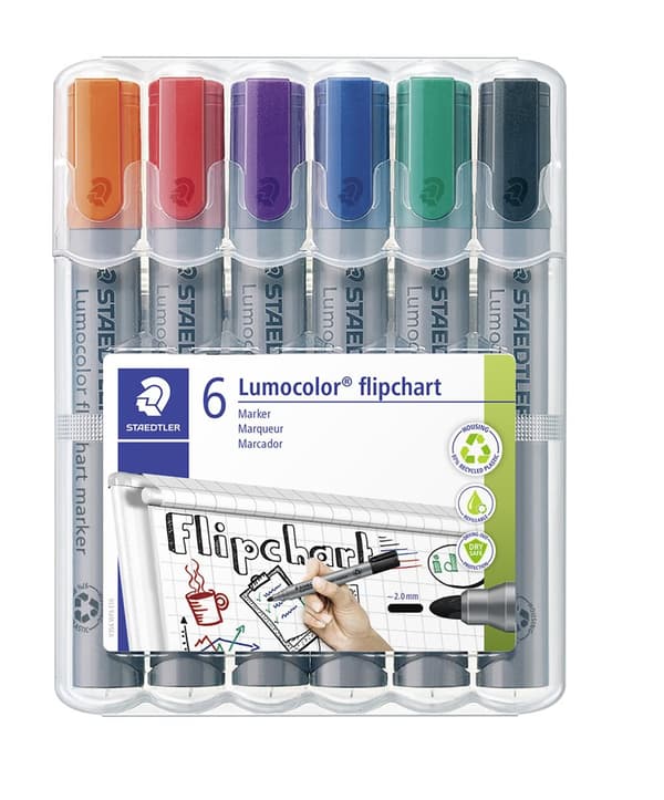Blädderblockspenna Lumocolor 6/fp