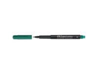 Märkpenna VF FABER CASTELL superfin grön 10st