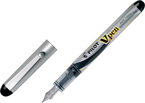 Reservoarpenna PILOT V-pen svart 12st