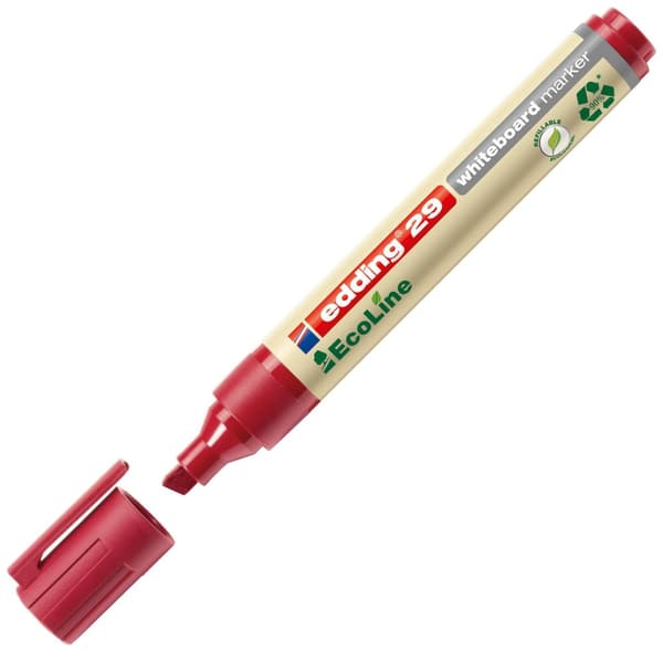 Whiteboardpenna EDDING Eco 29 röd 10st