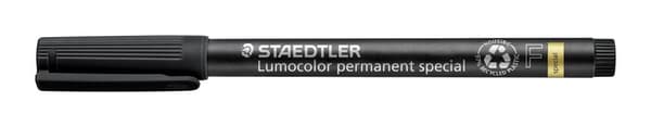 Universalpenna LUMOCOLOR F P spec svart 10st