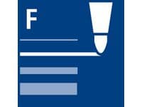 Universalpenna LUMOCOLOR F P spec svart 10st
