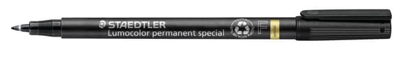 Universalpenna LUMOCOLOR F P spec svart 10st