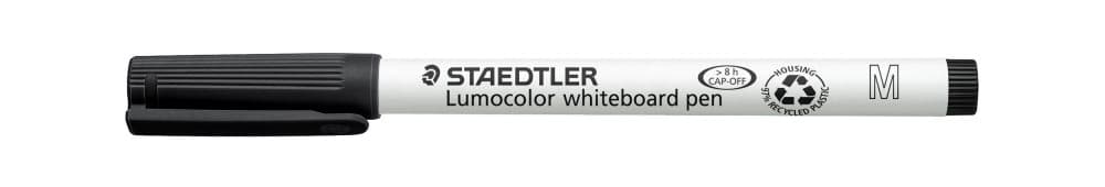 Whiteboardpenna STAEDTLER rund 1,0 svart 10st
