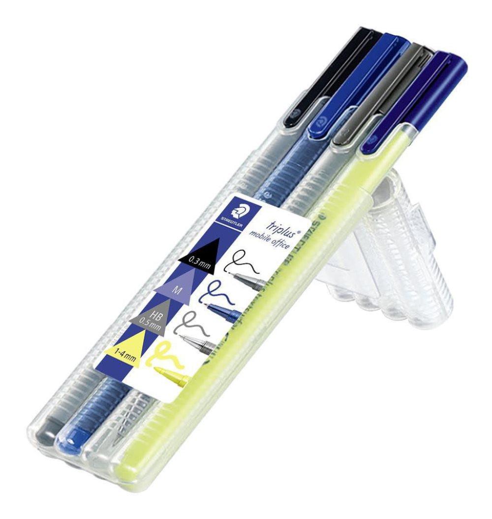 Fineliner STAEDTLER Triplus Multiset4/FP