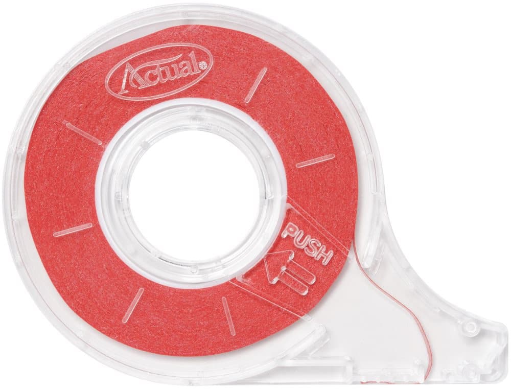 Uppdelningsband ACTUAL 2mmx13m röd